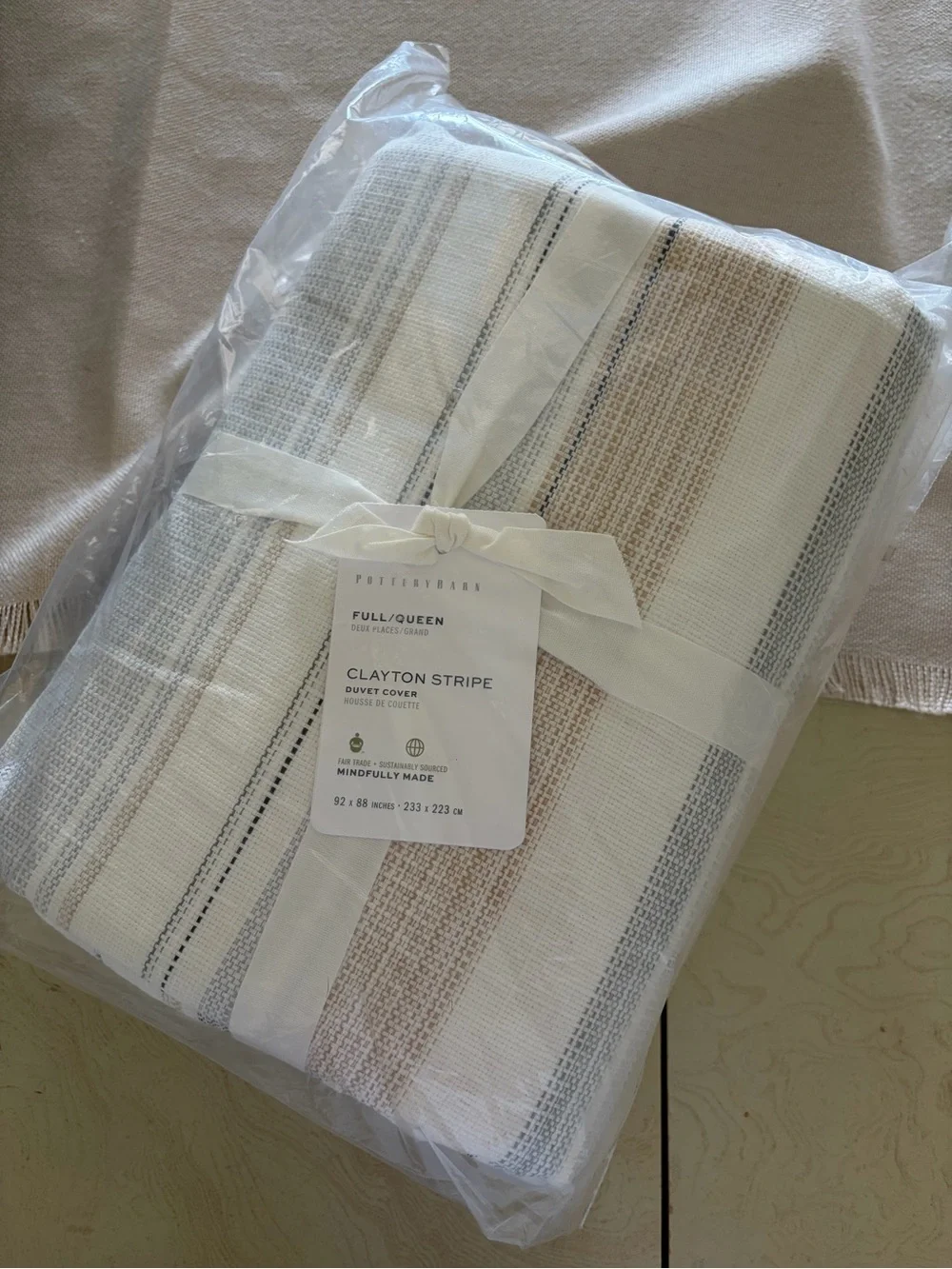 Pottery Barn F/Q Clayton Duvet Cover